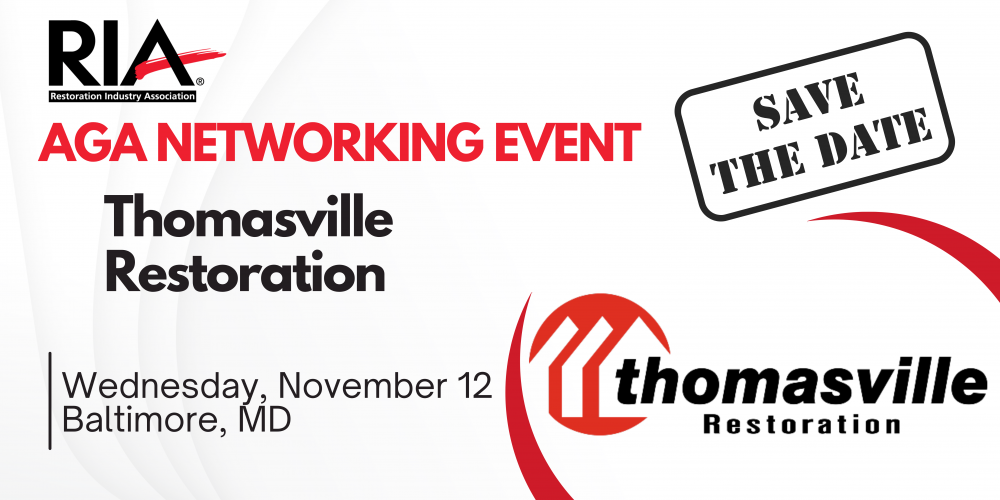 Save the Date for AGA Networking Event at Thomasville Restoration on Wednesday November 12 in Baltimore MD