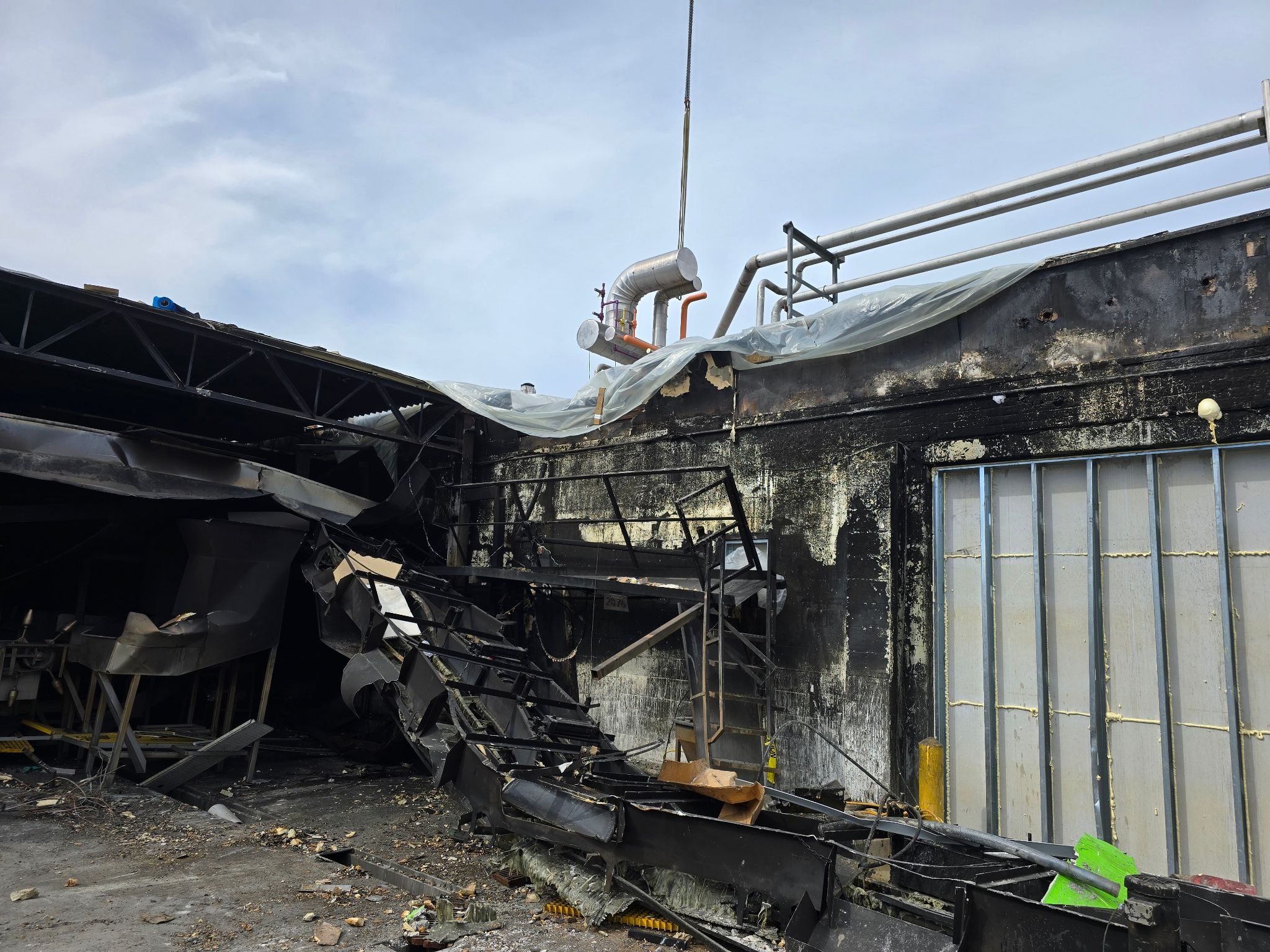 Sensitive, multi-million dollar stainless steel equipment sat vulnerable to irreversible acidic smoke damage. 